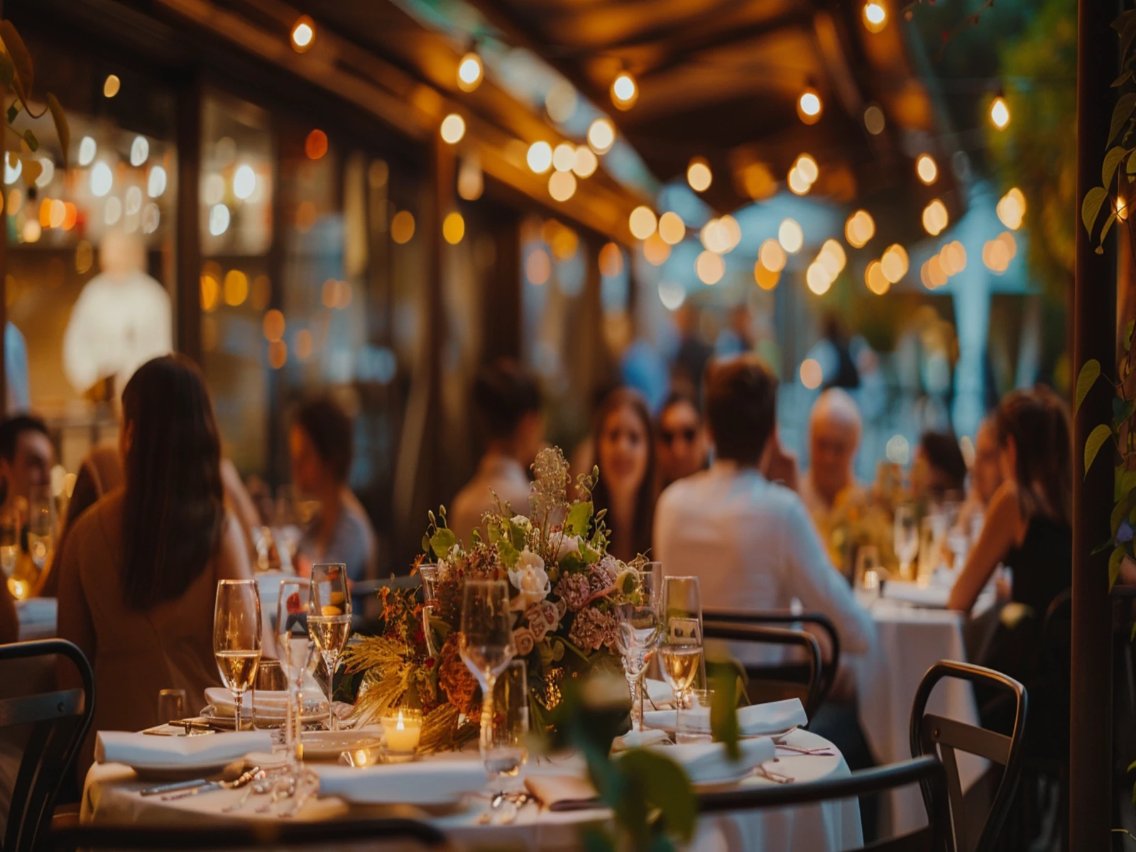 Wedding at the Restaurant