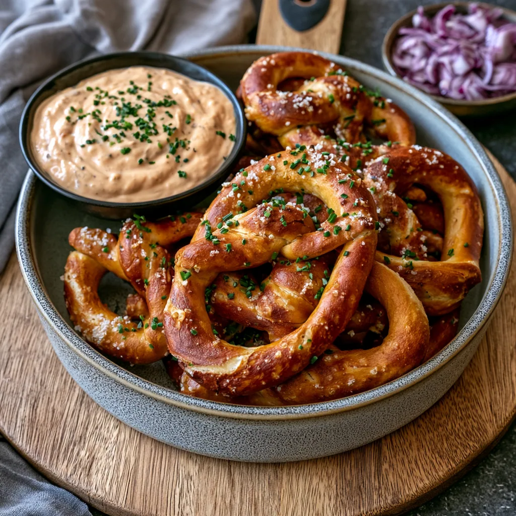 Brezelknusper mit Obazda
